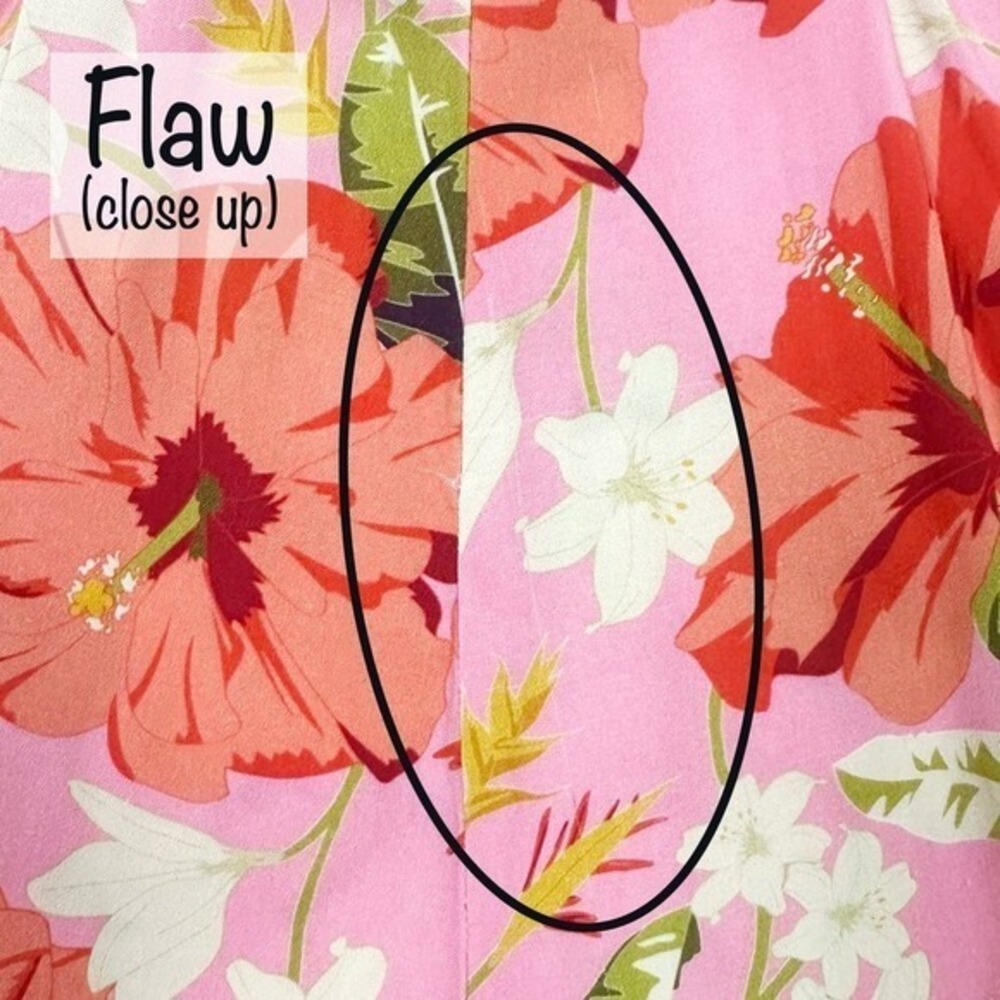 Yumi Kim Pretty Chic Jumpsuit Size 8 Mai Tai Pink Floral Resort Vacation Flowy - Picture 11 of 12